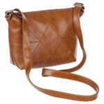 Classic Stitch Sling Bag In Tan