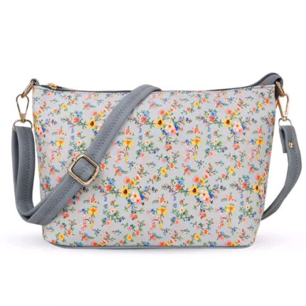 Trending Printed Cross Sling Bag Grey